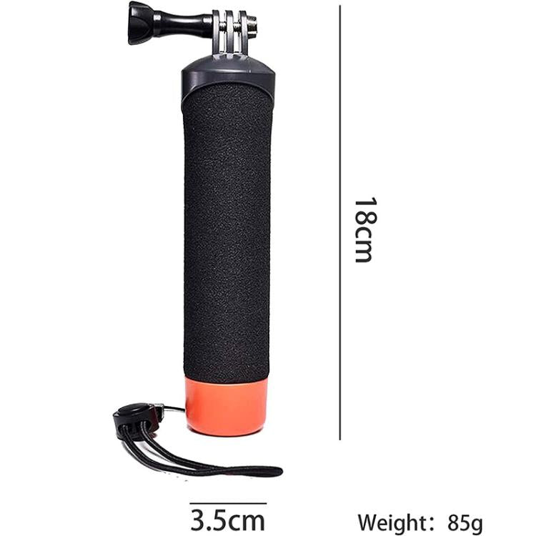 For DJI Action 5 Pro/4/3 Waterproof Diving Case with Buoyancy Float Stick Kit Includes Anti-Fog Inserts, Mounting Base