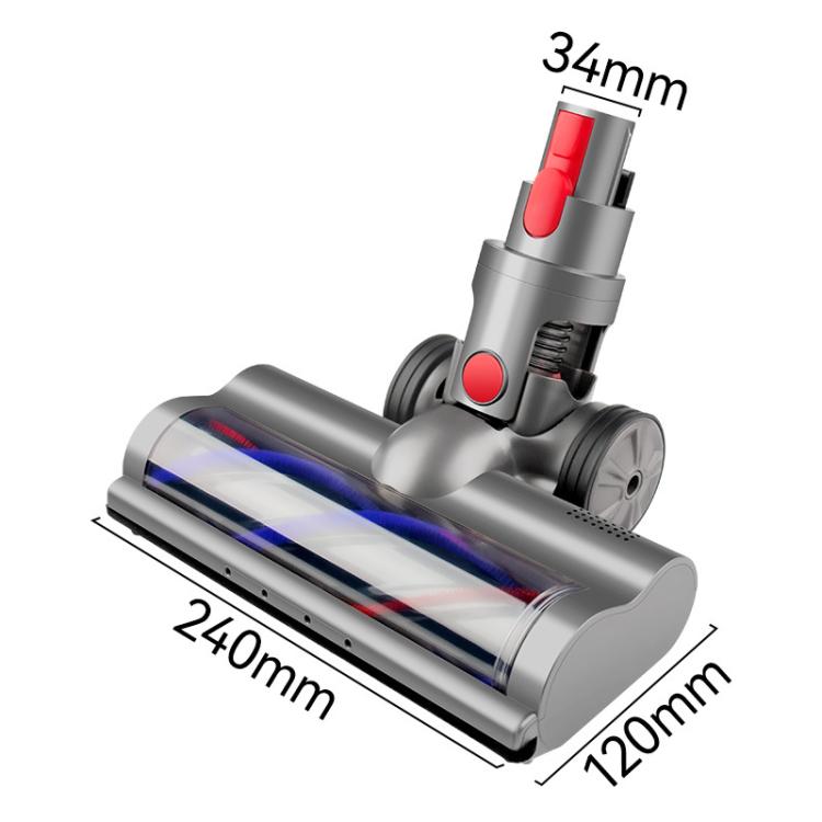 For Dyson V7/V8/V10/V11/V15 Direct-Drive Motorized Brush Head with LED Light - 18258