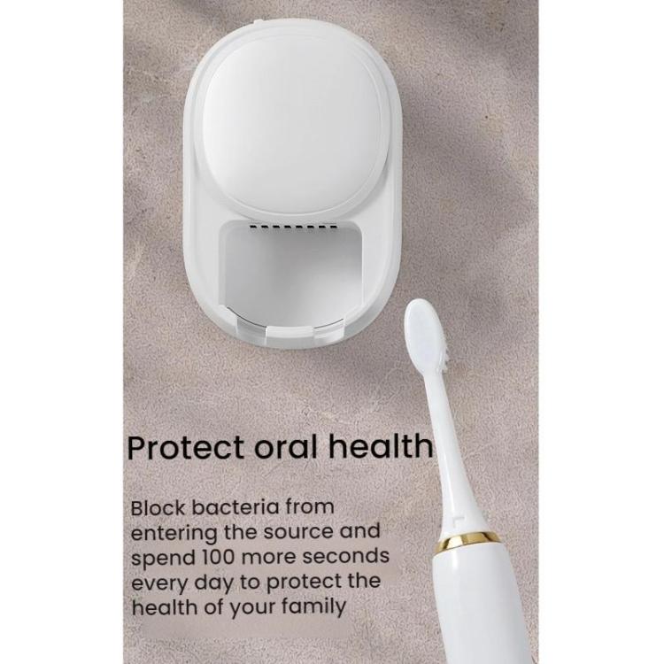 Wall-Mounted Smart UV Sterilizer And Air-Drying Toothbrush Sterilizer - White