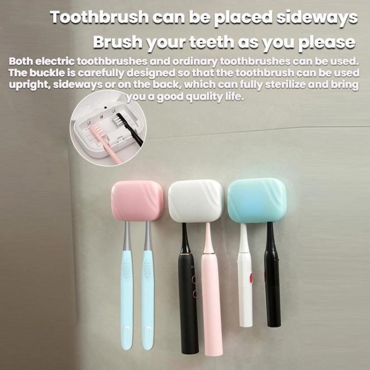 Wall-Mounted Smart UV Toothbrush Disinfection Case