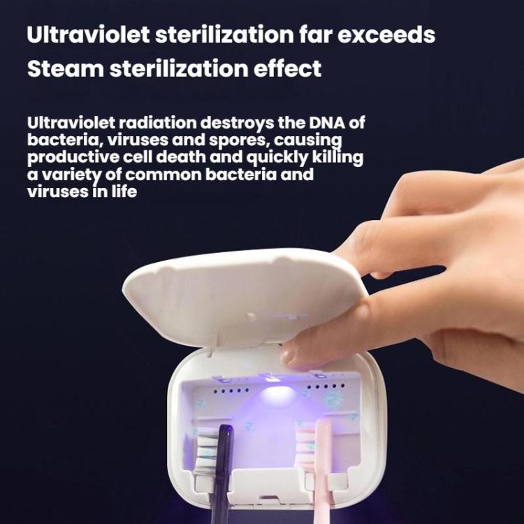 Wall-Mounted Smart UV Toothbrush Disinfection Case