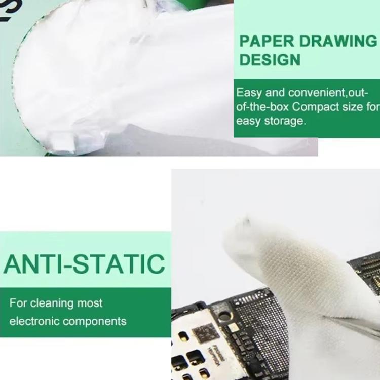 RELIFE RL-045 Anti-Static Lint-Free Cloth Microfiber Wiping Phone Screen Cleaning Cloth - 50pcs
