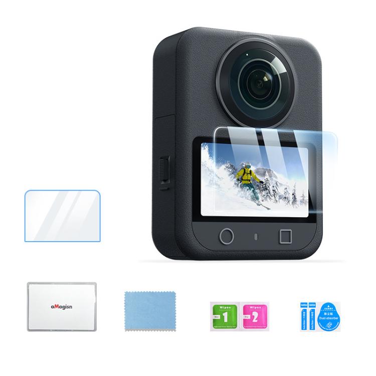 For DJI Osmo 360 Camera AMagisn HD Tempered Glass Screen Protector 1 Set