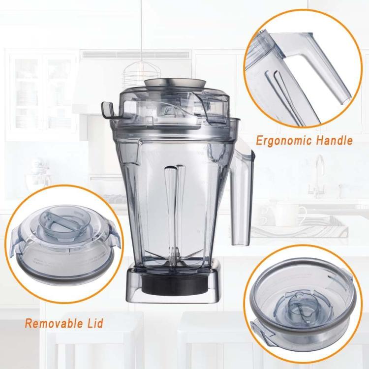 For Vitamix Ascent A2500/A2300 Water Bottle Lids - Gray