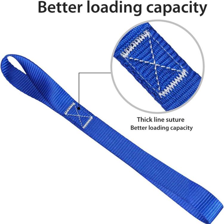 Multi-Purpose Cross-Woven Luggage Straps For ATVs And Motorcycles, Size: 2.5 x 30.5cm  - Black