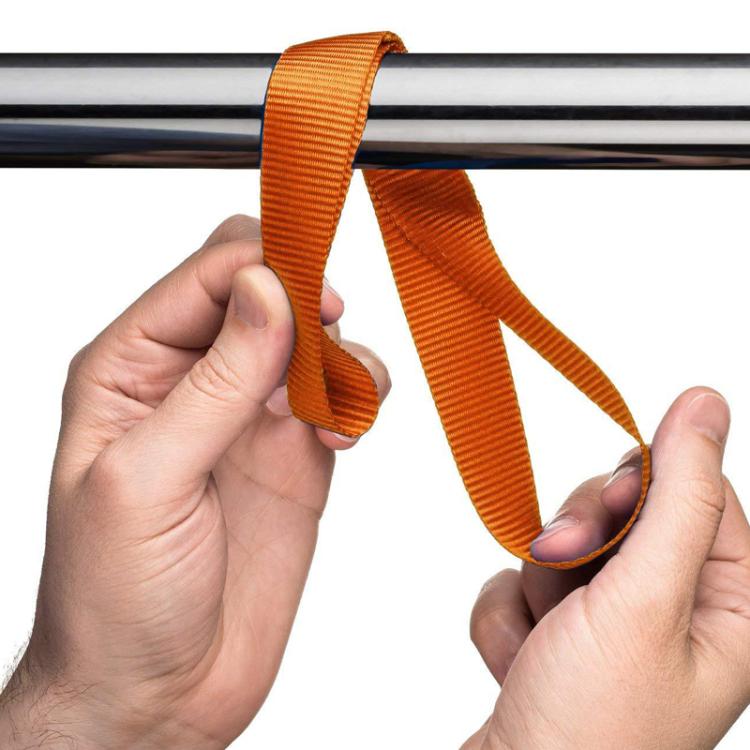Multi-Purpose Cross-Woven Luggage Straps For ATVs And Motorcycles, Size: 2.5 x 40.5cm  - Orange