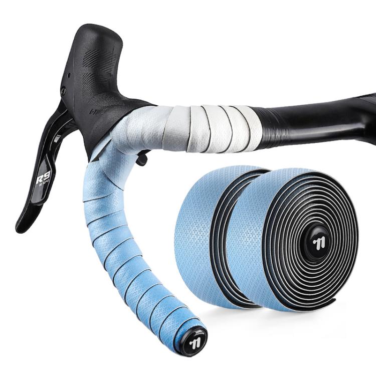 WEST BIKING 1pair Road Bike Handlebar Tape Ultra-Lightweight PU Gradient Cycling Bar Wrap Non-Slip Sweatproof Grip