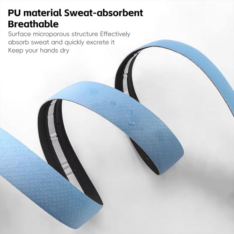 WEST BIKING 1pair Road Bike Handlebar Tape Ultra-Lightweight PU Gradient Cycling Bar Wrap Non-Slip Sweatproof Grip