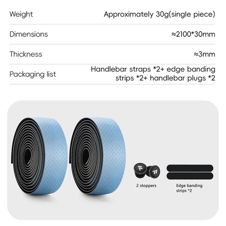 WEST BIKING 1pair Road Bike Handlebar Tape Ultra-Lightweight PU Gradient Cycling Bar Wrap Non-Slip Sweatproof Grip