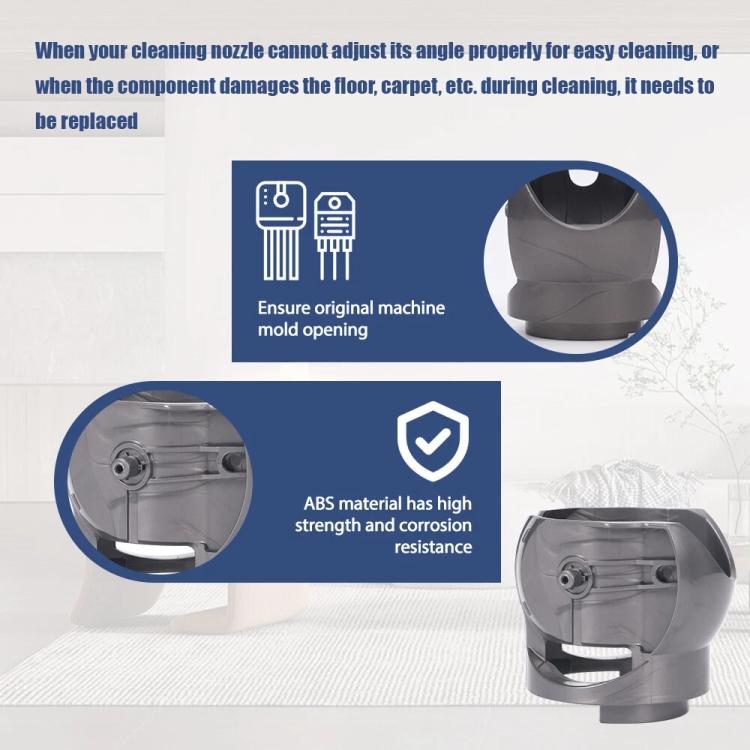 For Dyson V15/V11/V10/G5 100W High Torque Cleaner Head V-Ball Connector Replacement Parts Connector+V-Ball Wheel Side