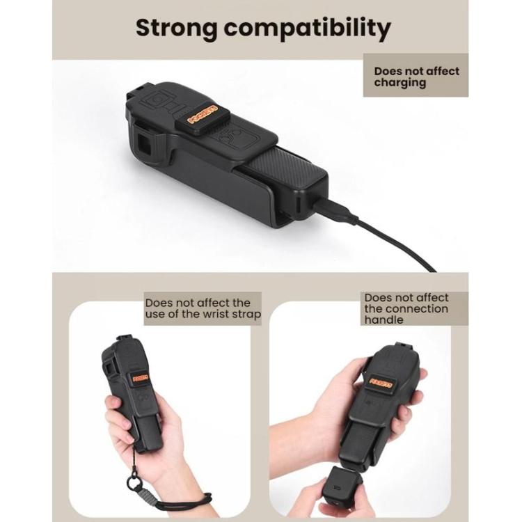 For DJI OSMO POCKET 3 BRDRC Body Screen Lens Protective Cover - Black