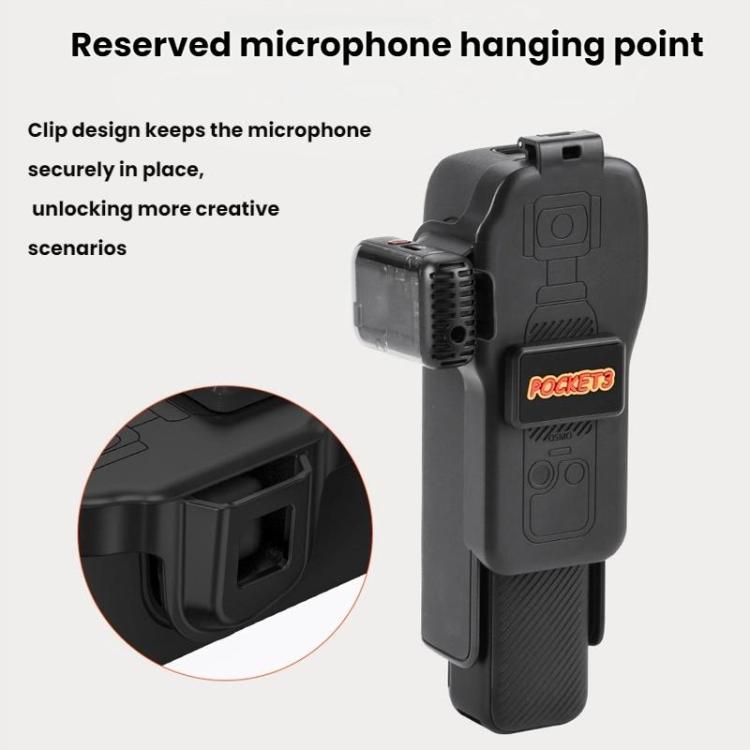 For DJI OSMO POCKET 3 BRDRC Body Screen Lens Protective Cover - Black