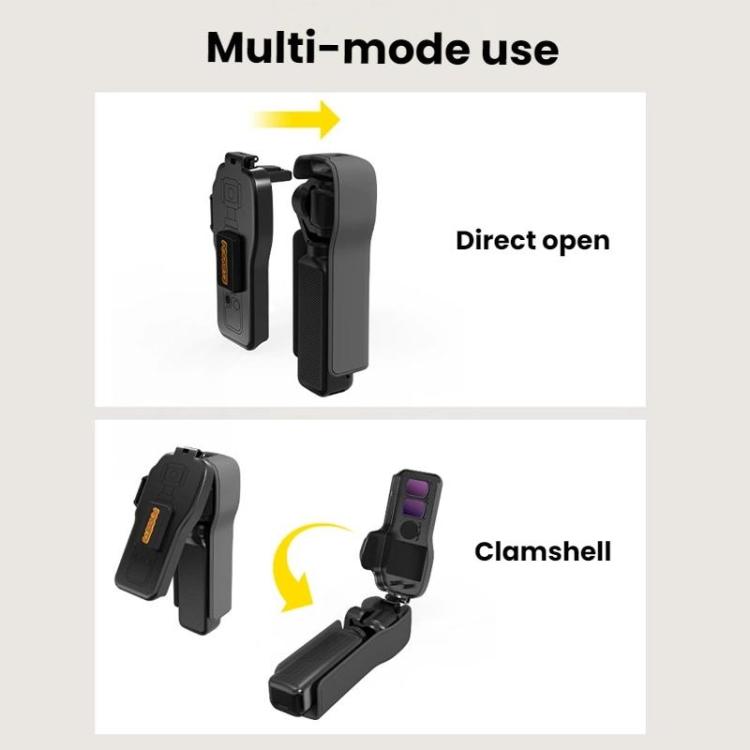 For DJI OSMO POCKET 3 BRDRC Body Screen Lens Protective Cover - Black