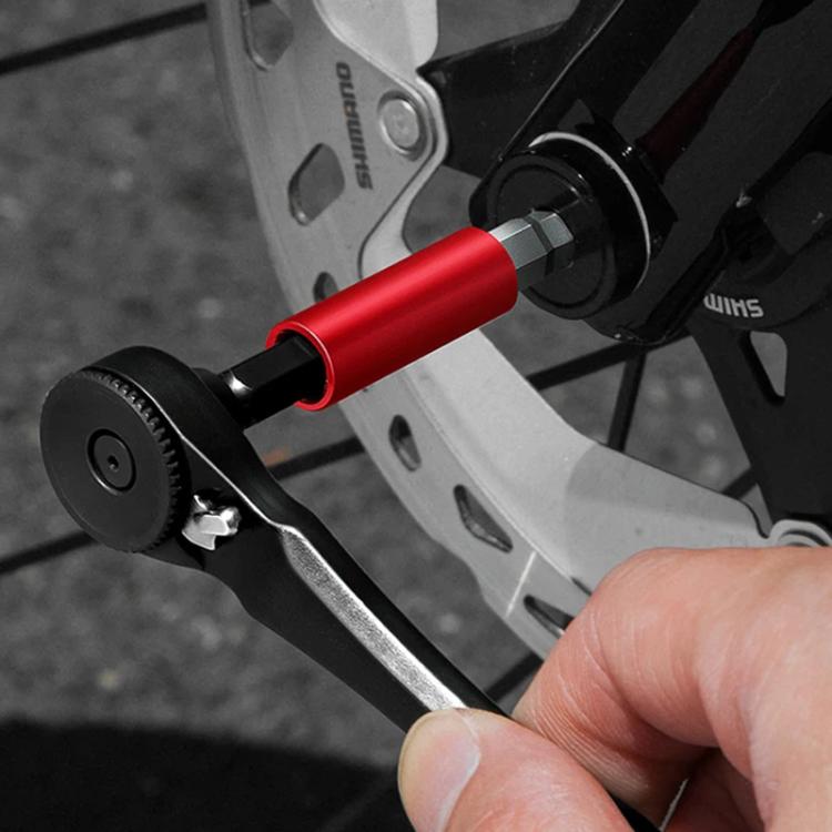 WEST BIKING 12-in-1 Two-Way Ratchet Wrench Set with Magnetic Quick-Release Extension Bar Bike Repair Tool Kit - Black