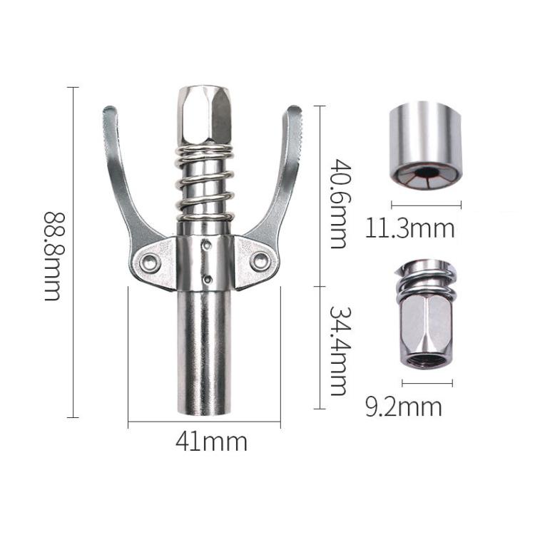 Car Electric/Pneumatic Pliers High-pressure Grease Nozzles - Double-handle