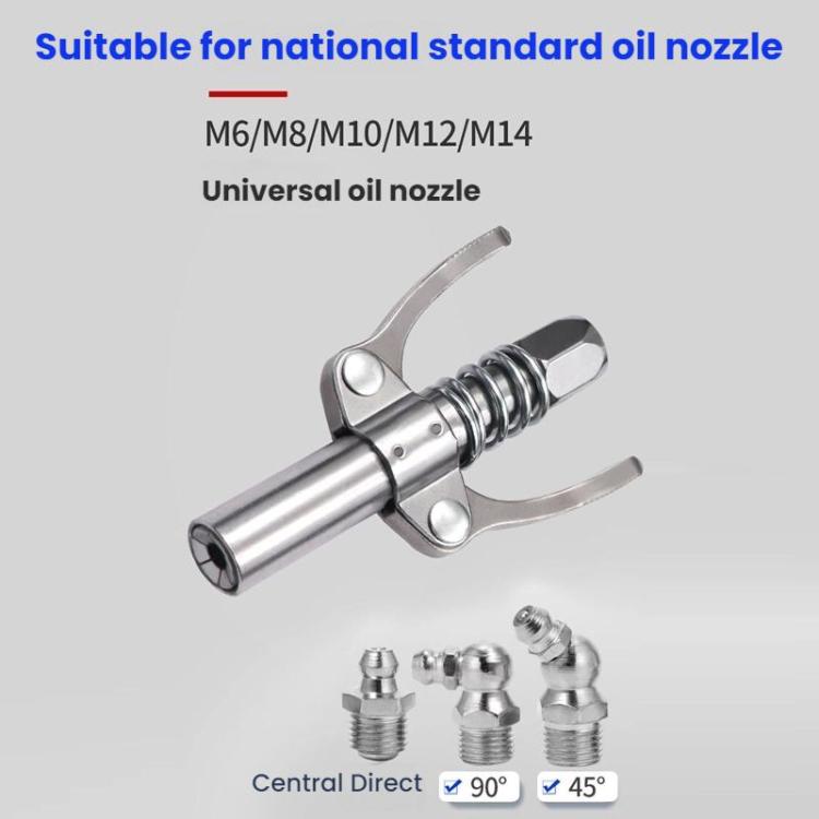 Car Electric/Pneumatic Pliers High-pressure Grease Nozzles - Double-handle