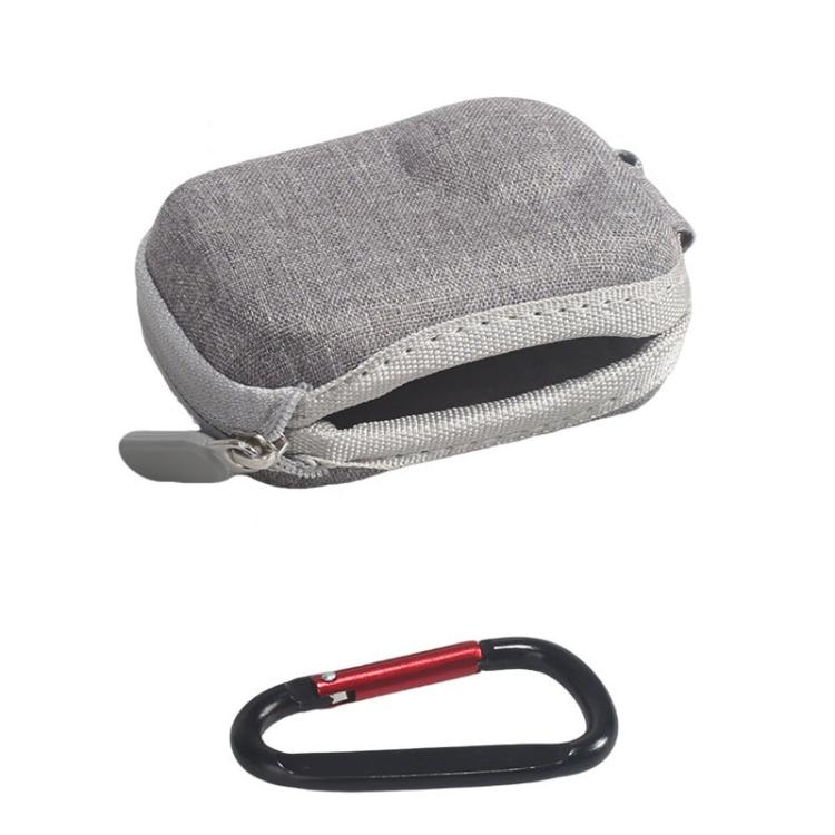 For Insta360 GO Ultra Carrying Case Shockproof EVA Portable Travel Storage Bag With Carabiner Clip - Gray