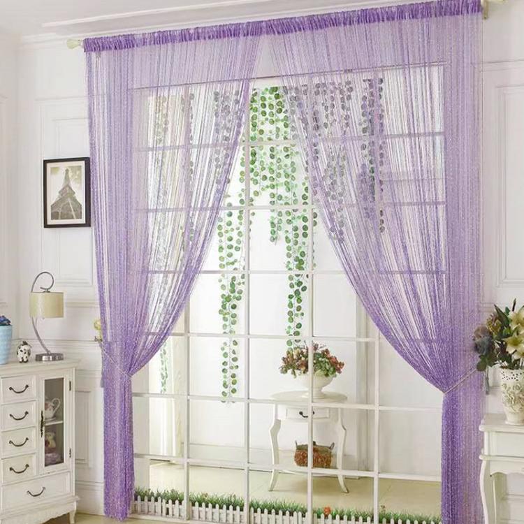 0.9 x 1.9m Dense Tassel Door Curtain Home Living Room Partition Decorative Curtain