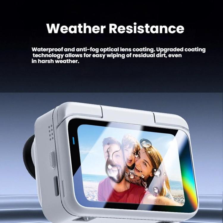 For Insta360 GO Ultra  2 Sets Screen Protector & Lens Film Kit Tempered Glass + Hydrogel HD Protection