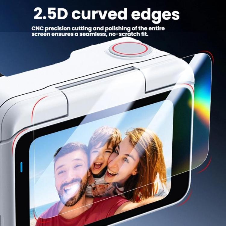 For Insta360 GO Ultra  1 Set Screen Protector & Lens Film Kit Tempered Glass + Hydrogel HD Protection