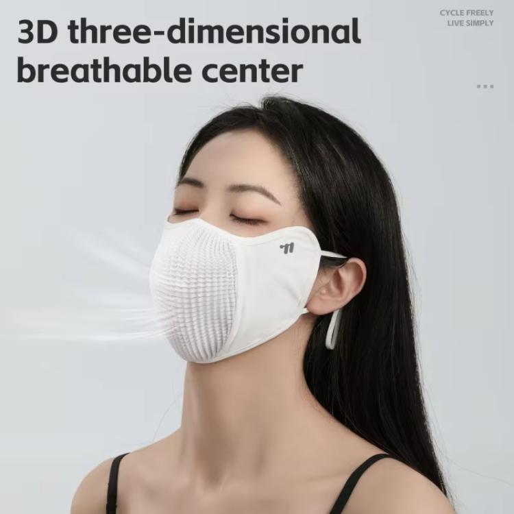 WEST BIKING Ice-Silk Cycling Mask Windproof Dustproof Breathable Sports Running Sun Protection Face Cover One Size