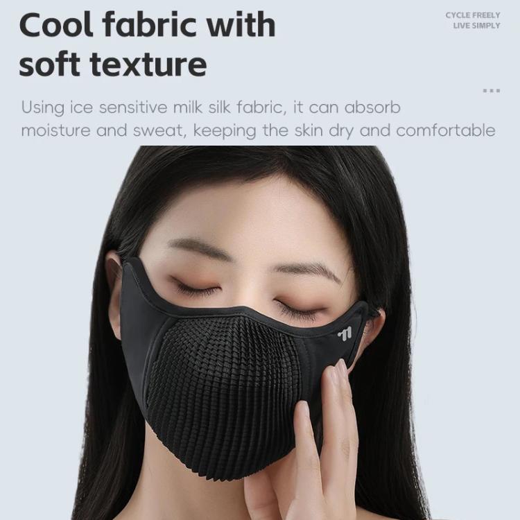WEST BIKING Ice-Silk Cycling Mask Windproof Dustproof Breathable Sports Running Sun Protection Face Cover One Size