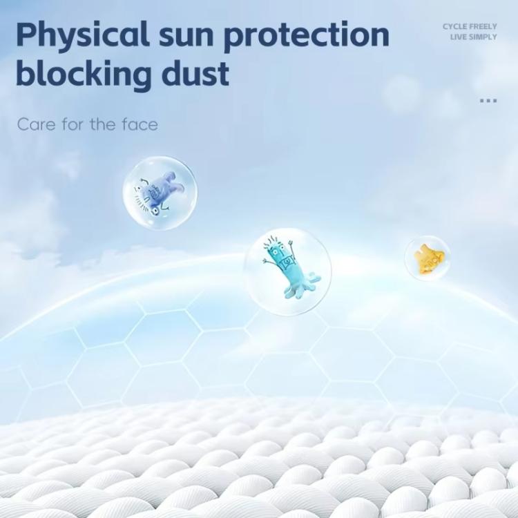 WEST BIKING Ice-Silk Cycling Mask Windproof Dustproof Breathable Sports Running Sun Protection Face Cover One Size
