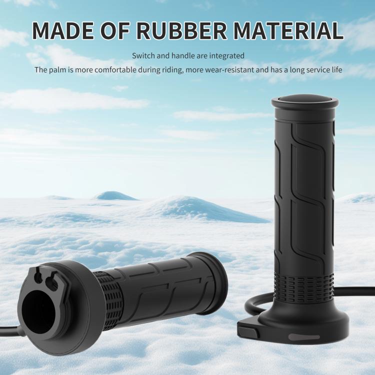 ACC Cable Motorcycle 6-speed Memory Heated Throttle Grip - Rubber