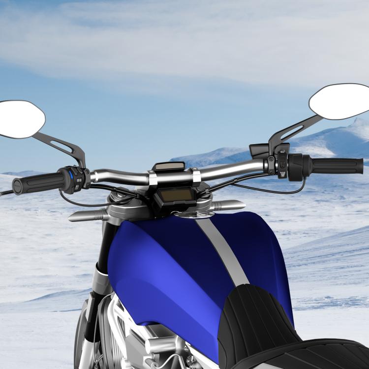 WUPP Integrated ACC Line Motorcycle 6-speed Memory Electric Heating Throttle Handle - Rubber