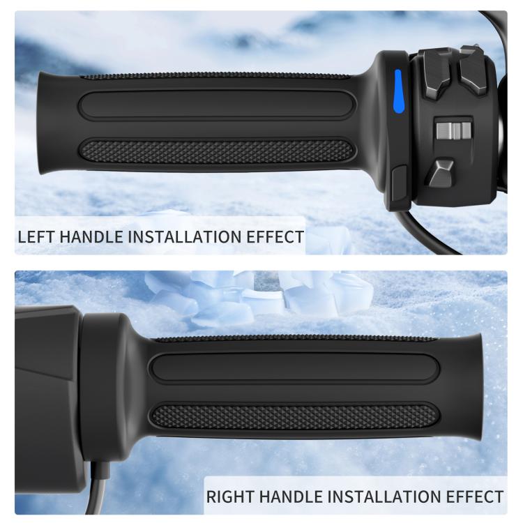 WUPP Integrated ACC Line Motorcycle 6-speed Memory Electric Heating Throttle Handle - Rubber