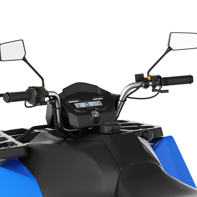 Rainbow Light ATV Heated Handlebars With Memory Function - Dual Switch/Right Hand 25mm