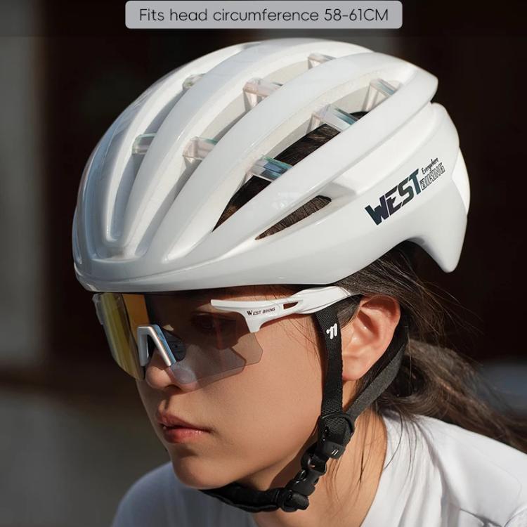 WEST BIKING Outdoor Cycling Helmet Men Women Mountain / Road Bike Safety Helmet, Size: 58-61cm