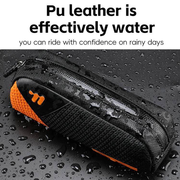 WEST BIKING YP0707414 Compact Portable Bicycle Top Tube Bag Road Bike Frame Storage Pouch