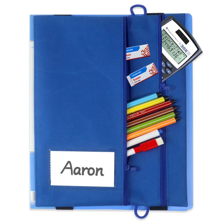 29.5x21.5cm File Folders Assortments Stationery Zippered Storage Bag