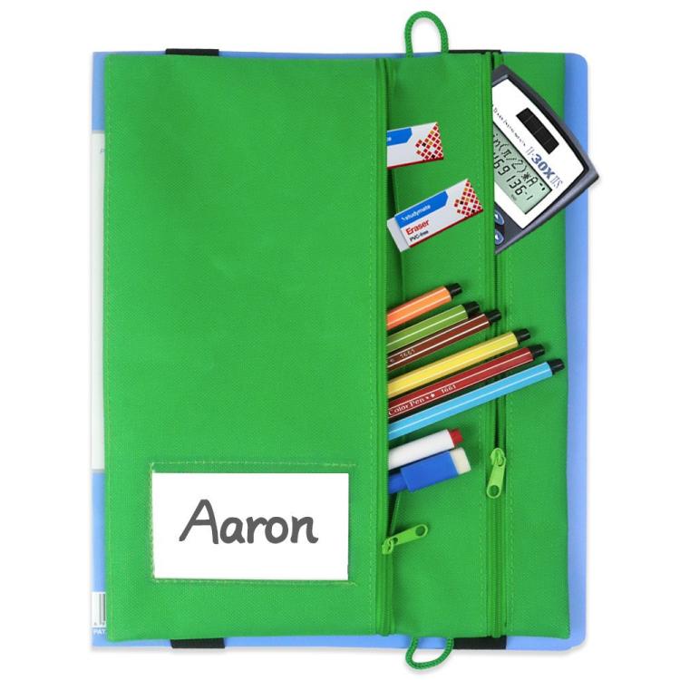 29.5x21.5cm File Folders Assortments Stationery Zippered Storage Bag