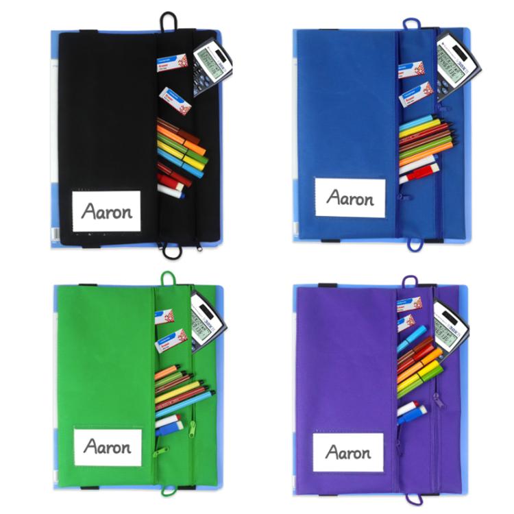 29.5x21.5cm File Folders Assortments Stationery Zippered Storage Bag
