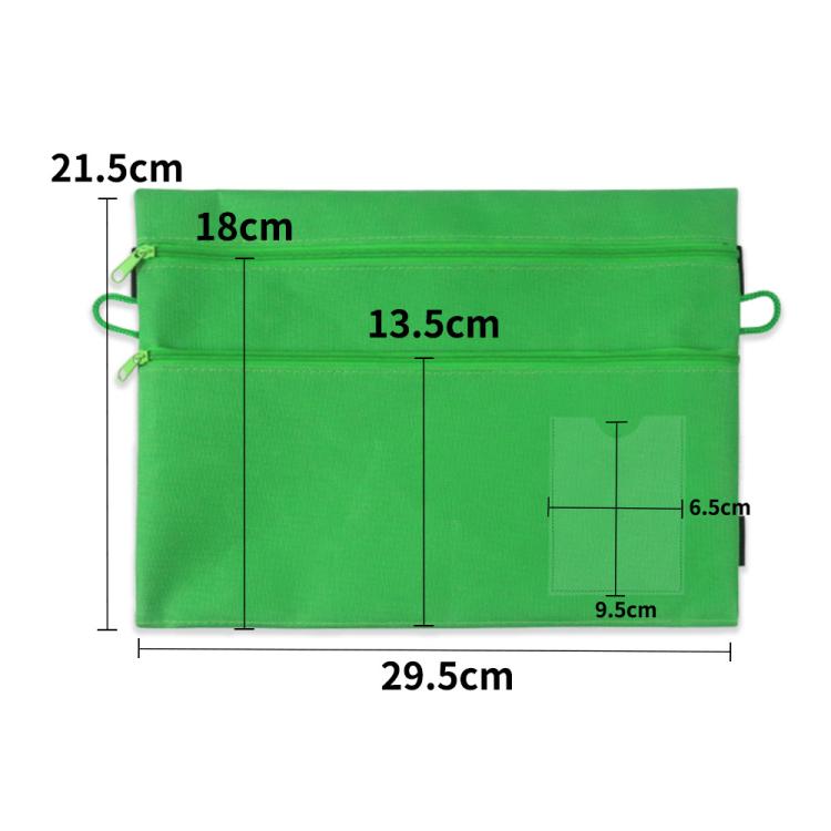 29.5x21.5cm File Folders Assortments Stationery Zippered Storage Bag