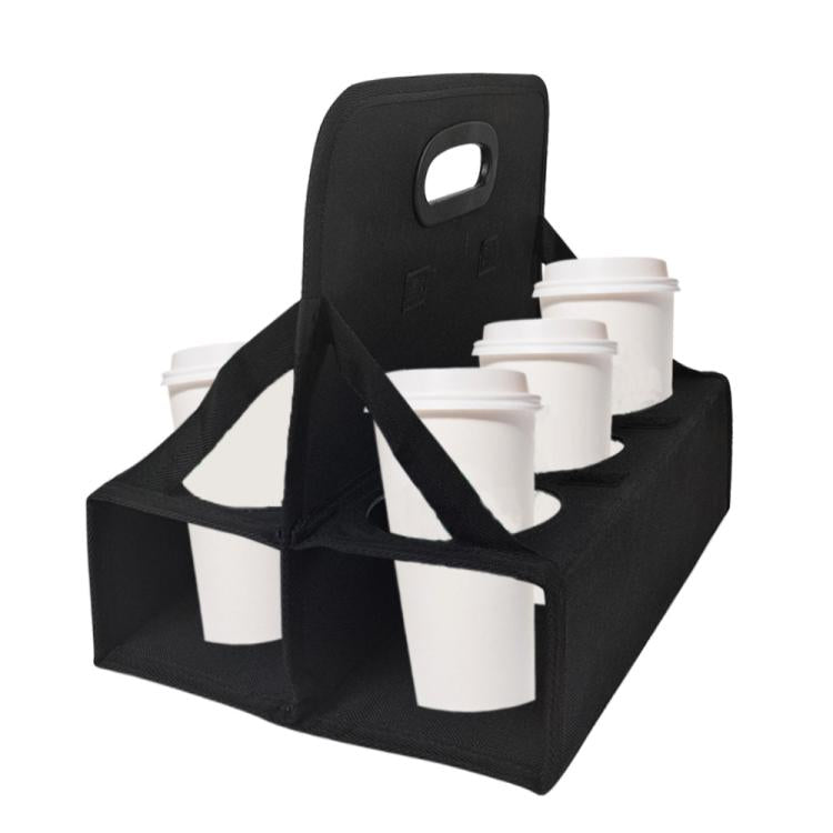 Foldable Food Storage Box Insulated Portable Coffee Cup Takeout Bag