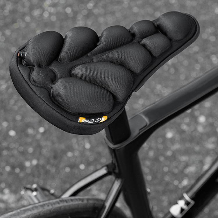 WEST BIKING YP0801259-260 Universal Heat Dissipating Inflatable Bicycle Seat Cover Cycling Mountain Bike Airbag Seat Cover, Size: Large