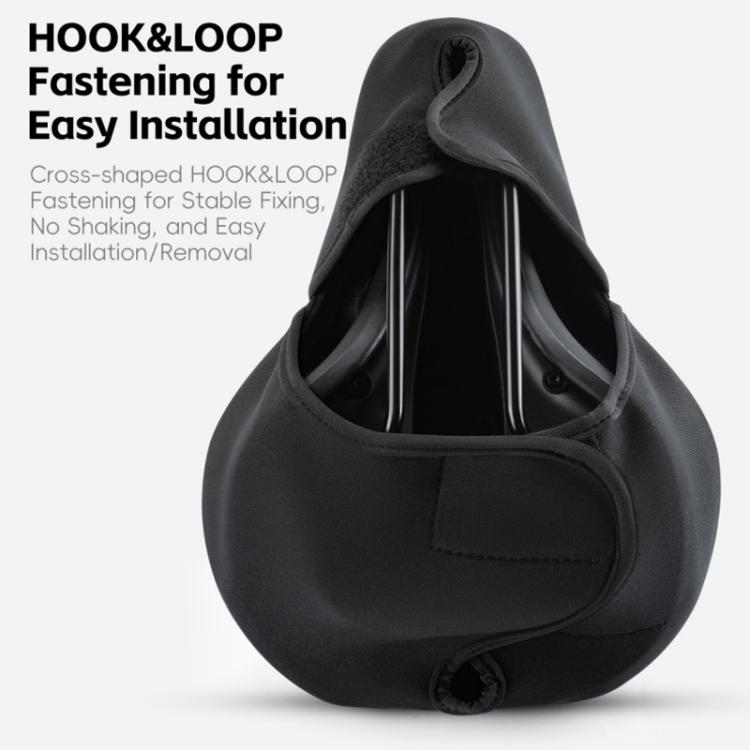 WEST BIKING YP0801259-260 Universal Heat Dissipating Inflatable Bicycle Seat Cover Cycling Mountain Bike Airbag Seat Cover, Size: Large