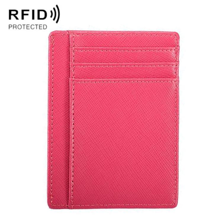 Anti-Theft RFID Card Holder Ultra-Thin Multi-Card Leather Case