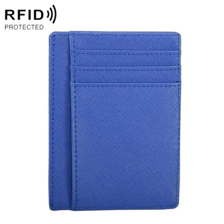 Anti-Theft RFID Card Holder Ultra-Thin Multi-Card Leather Case