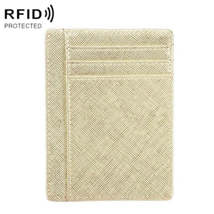 Anti-Theft RFID Card Holder Ultra-Thin Multi-Card Leather Case