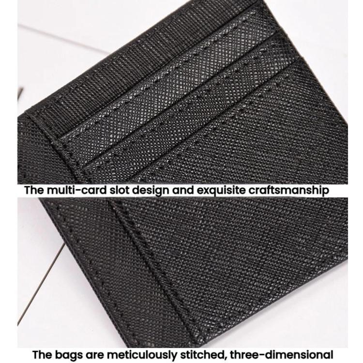 Anti-Theft RFID Card Holder Ultra-Thin Multi-Card Leather Case