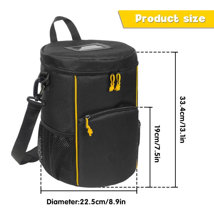 Portable Handheld Crossbody Tennis Storage Bag, 33.4x22.5x22.5cm