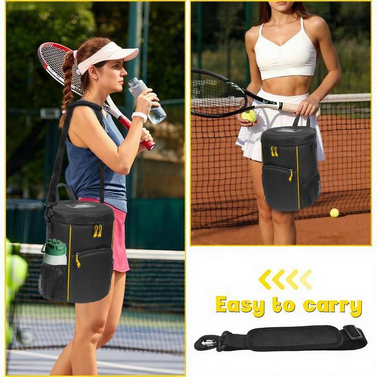 Portable Handheld Crossbody Tennis Storage Bag, 33.4x22.5x22.5cm