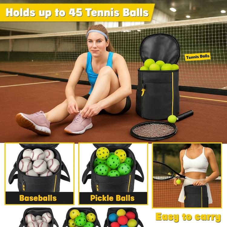 Portable Handheld Crossbody Tennis Storage Bag, 33.4x22.5x22.5cm