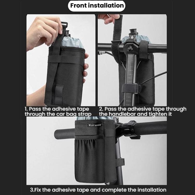 WEST BIKING YP0707411 Bicycle Large Capacity Insulated Water Bottle Bag Sports Cycling Bag