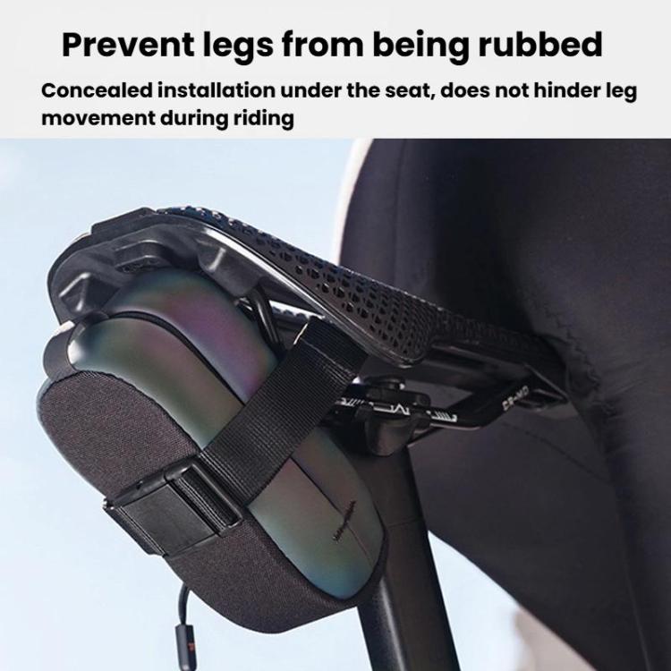 WEST BIKING YP0707412 Bicycle Reflective Tail Bag Mountain Bike Road Bike Cycling Rear Seat Bag