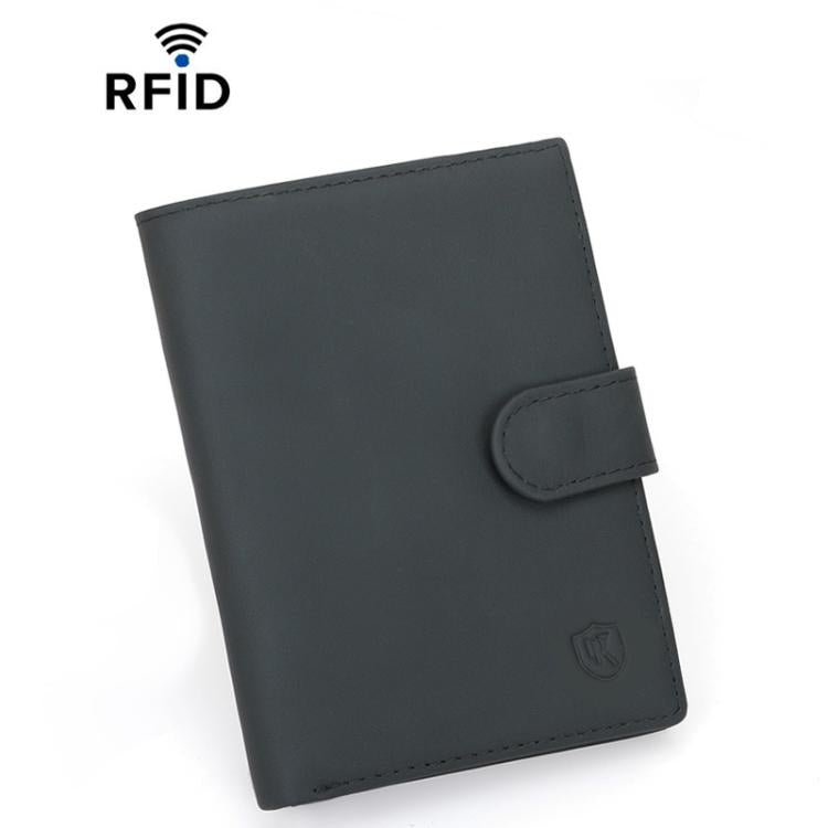 DKER YP-262 Anti-Skimming Passport Organizer ID Protection Wallet - Black
